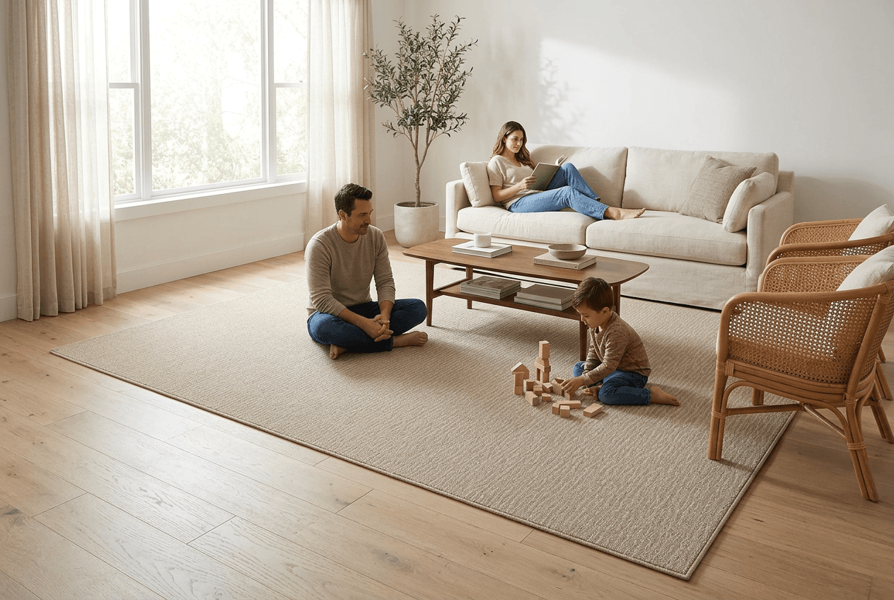 Delta — Light Wheat room scene 2