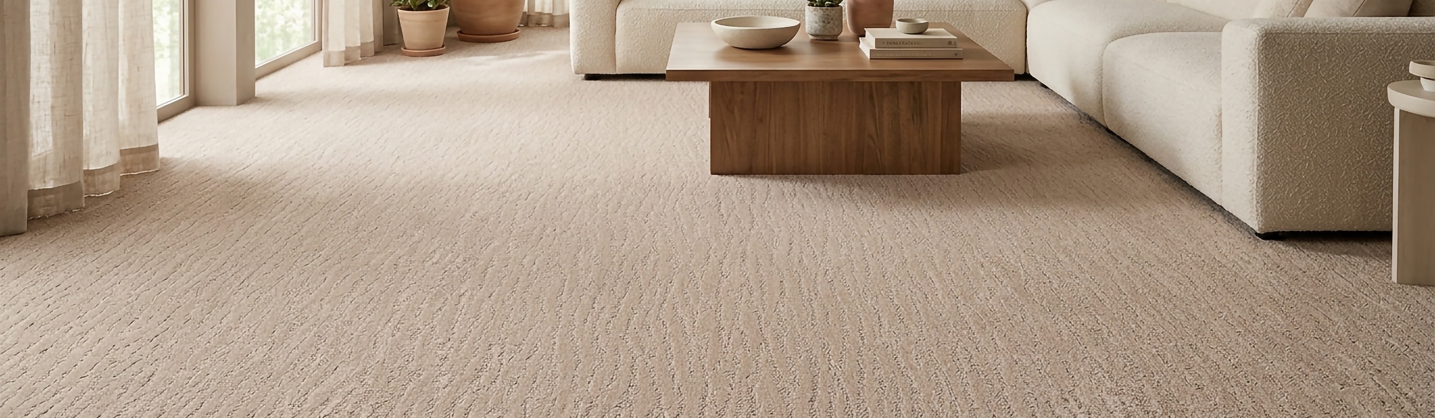 Professional carpet installation